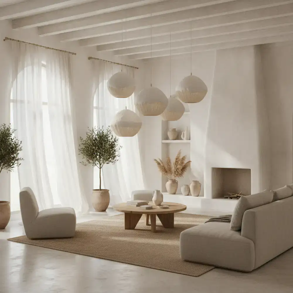 Interiorismo moderno con lámparas de diseño de Sorvexum Atelier